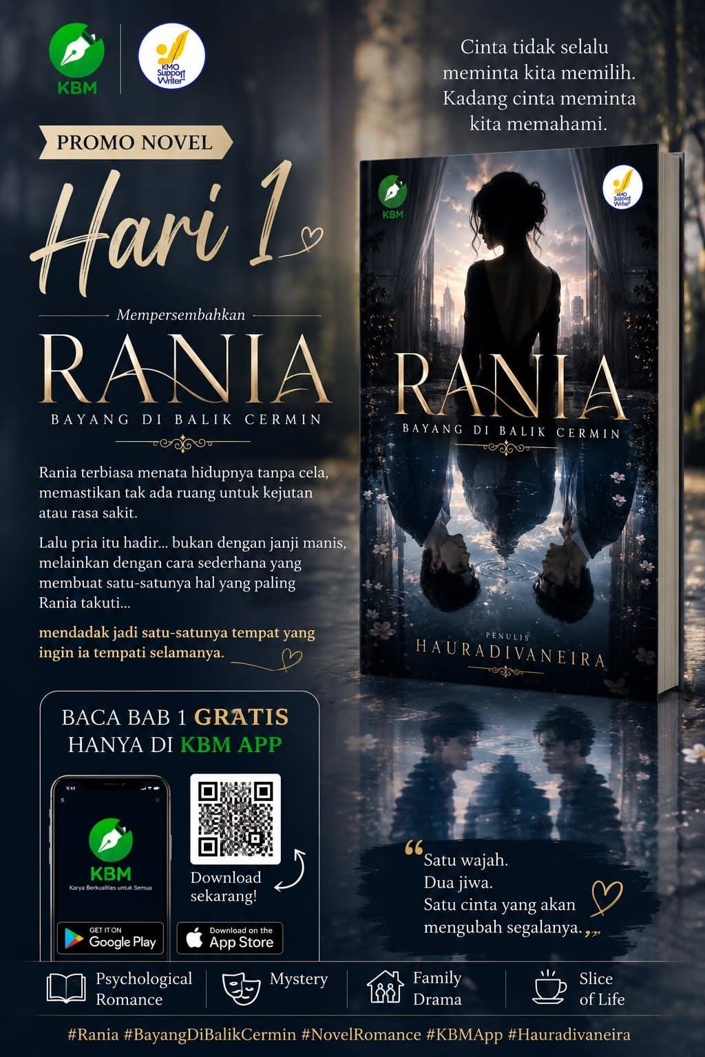 Poster promosi RANIA: Bayang di Balik Cermin